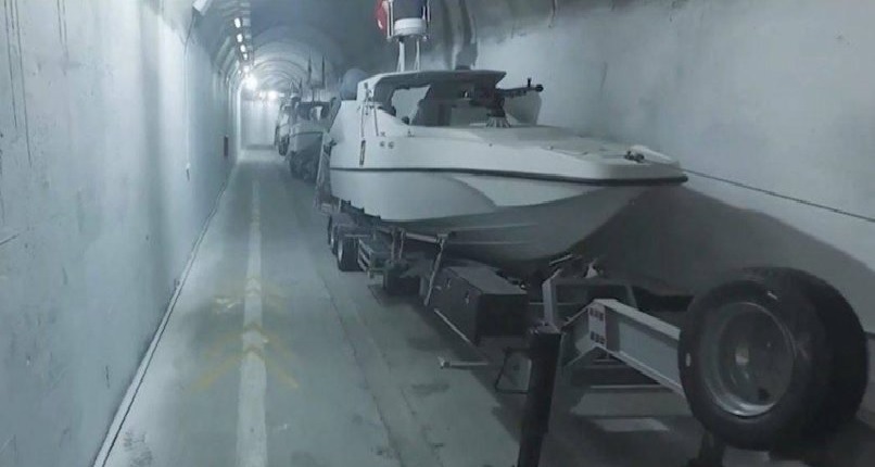 Iran Unveils Underground Naval Base with Missile-Laden Assault Boats