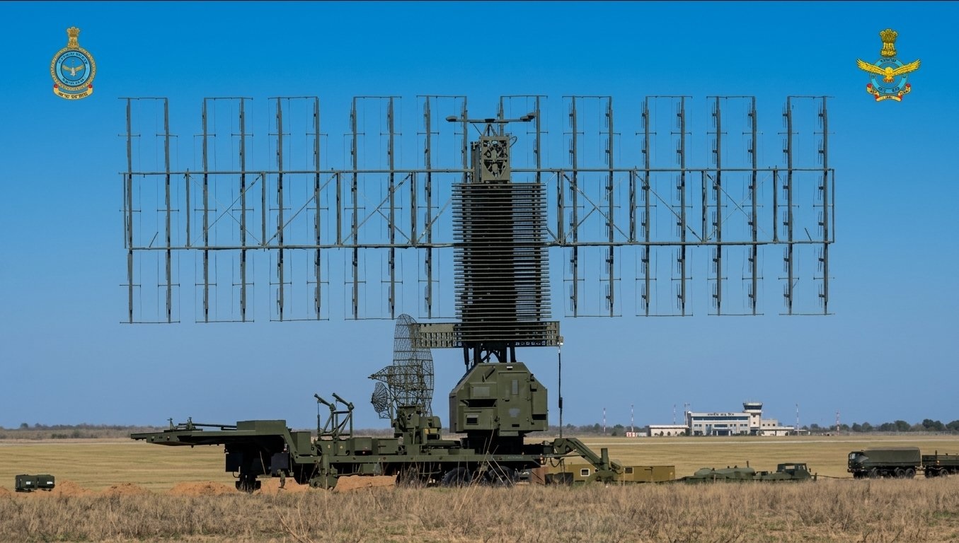 Indian Air Force Inducts 55Zh6ME Nebo-UM Radar to Enhance Early Warning Against Stealth Aircraft and Missiles