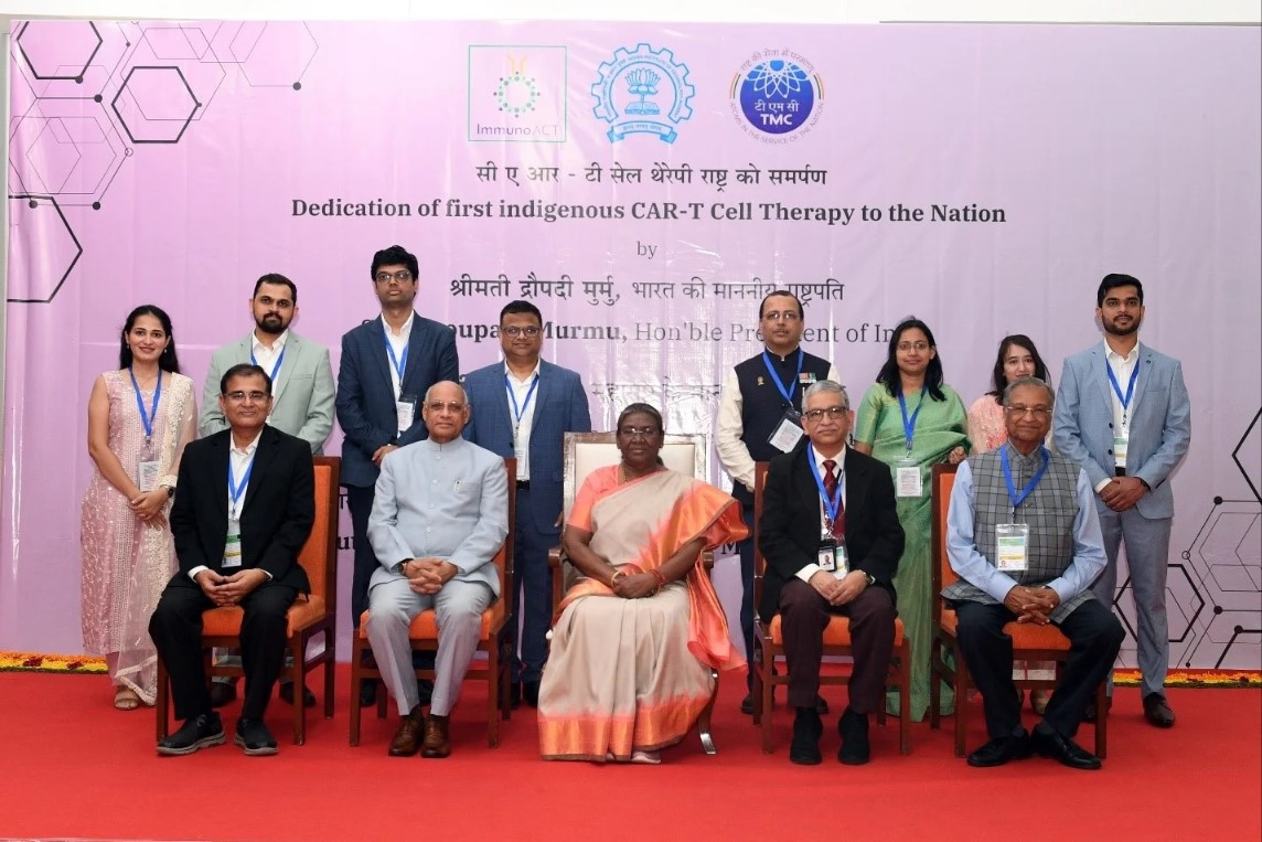 President Murmu Launches India's First Home Grown Gene Therapy for Cancer