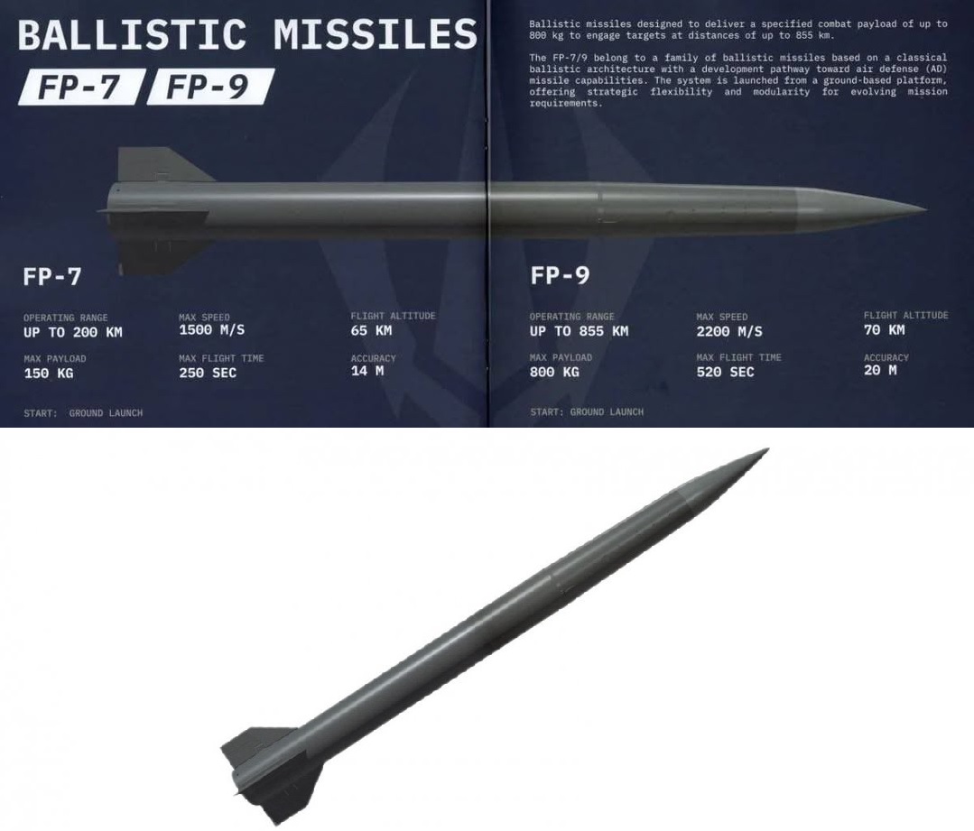 Ukraine Set to Deploy 200 km FP-7 and 855 km FP-9 Ballistic Missiles by End-2025