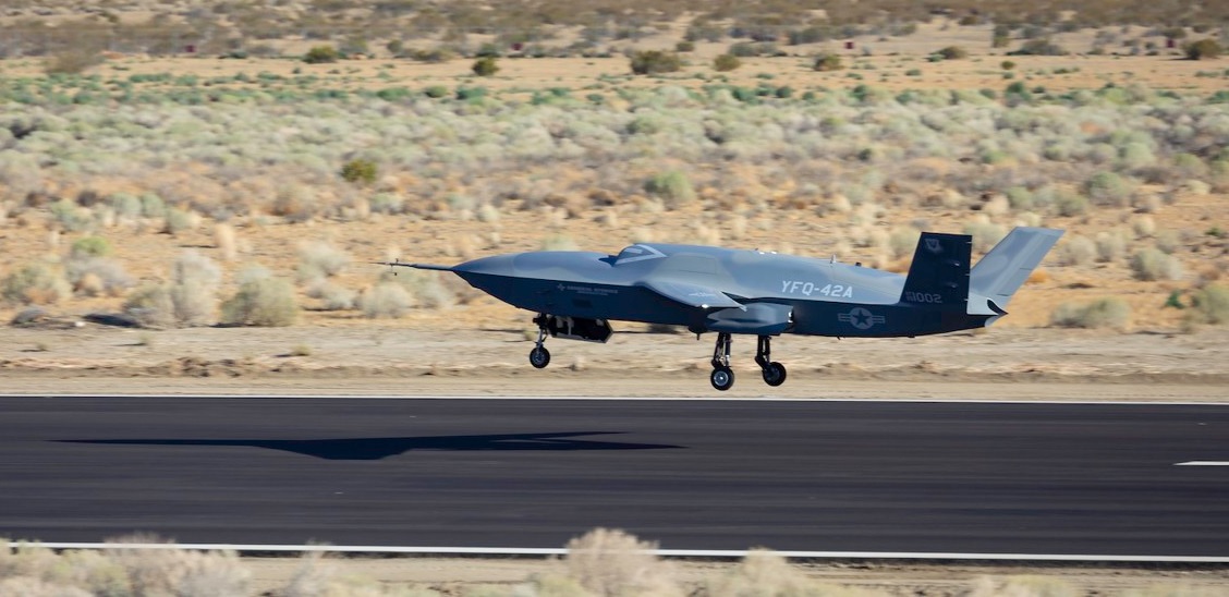 General Atomics Halts YFQ-42A Drone Tests After Crash During Test Flight in California