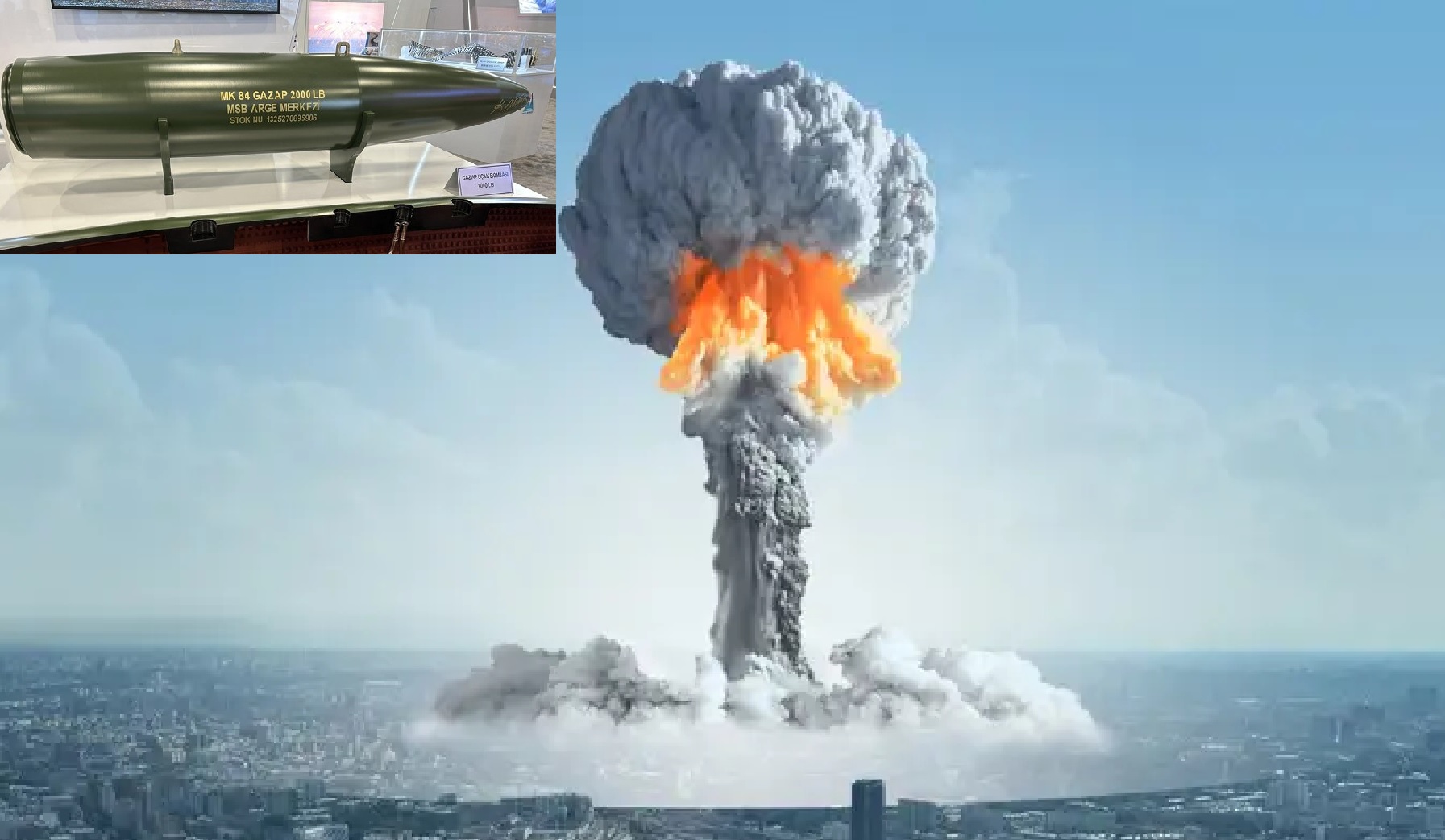 Türkiye Unveils 970-kg GAZAP Bomb, Its Most Powerful Non-Nuclear Weapon Yet