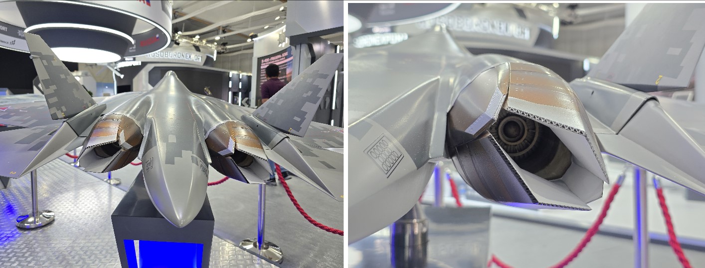 Russia Su-57E with 2D TVC Nozzles at Dubai Airshow 2025, Will India Finally Get the Low-RCS Variant It Wants