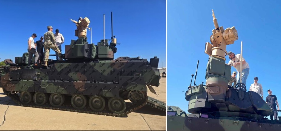 U.S Army Tests Bullfrog Counter-Drone Weapon on Abrams and Bradley Vehicles