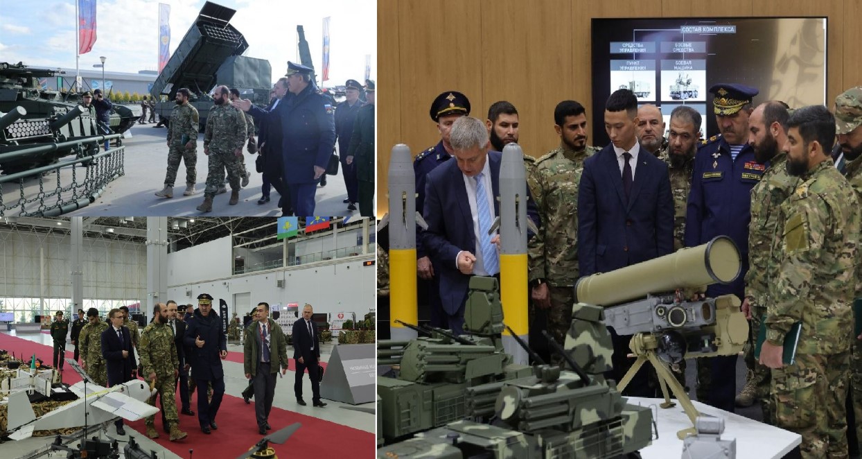 Syrian Defense Chief Reviews Air Defense, Drones, and Heavy Military Equipment in Russia