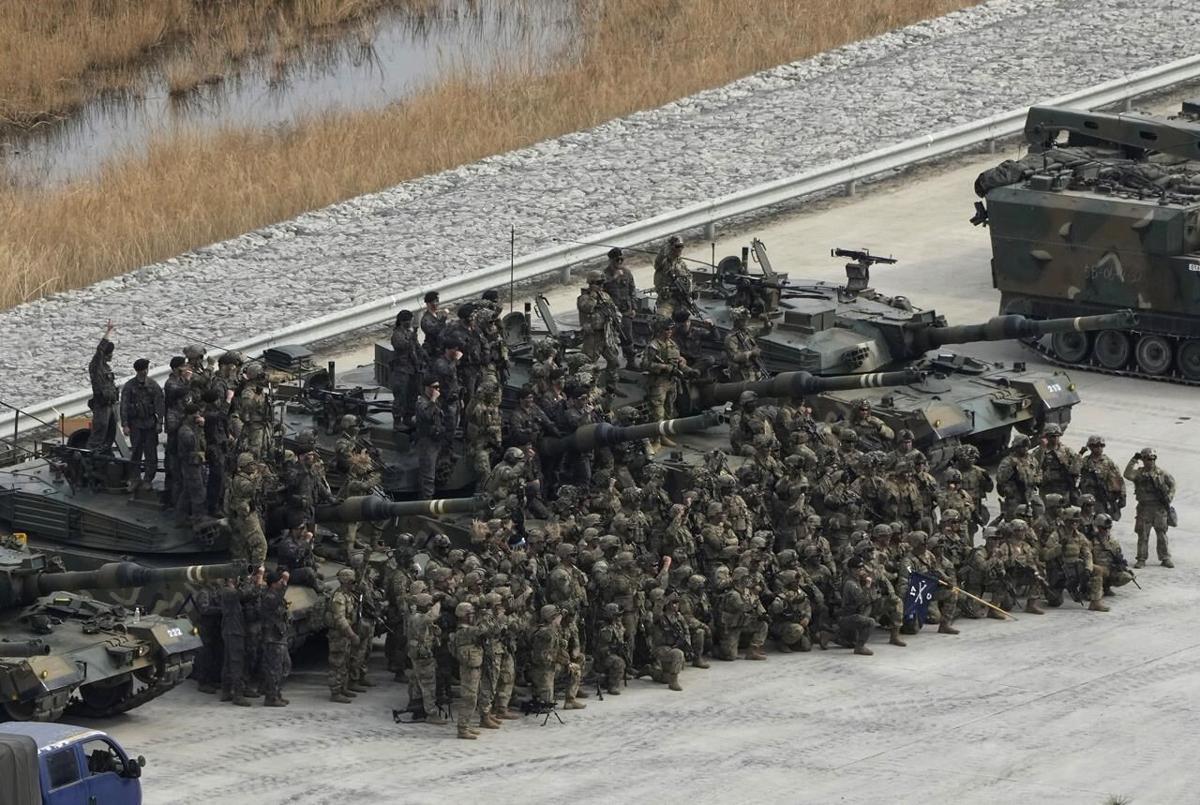 The US and South Korea begin large Military Drills to Boost Readiness Against North Korea's Threats