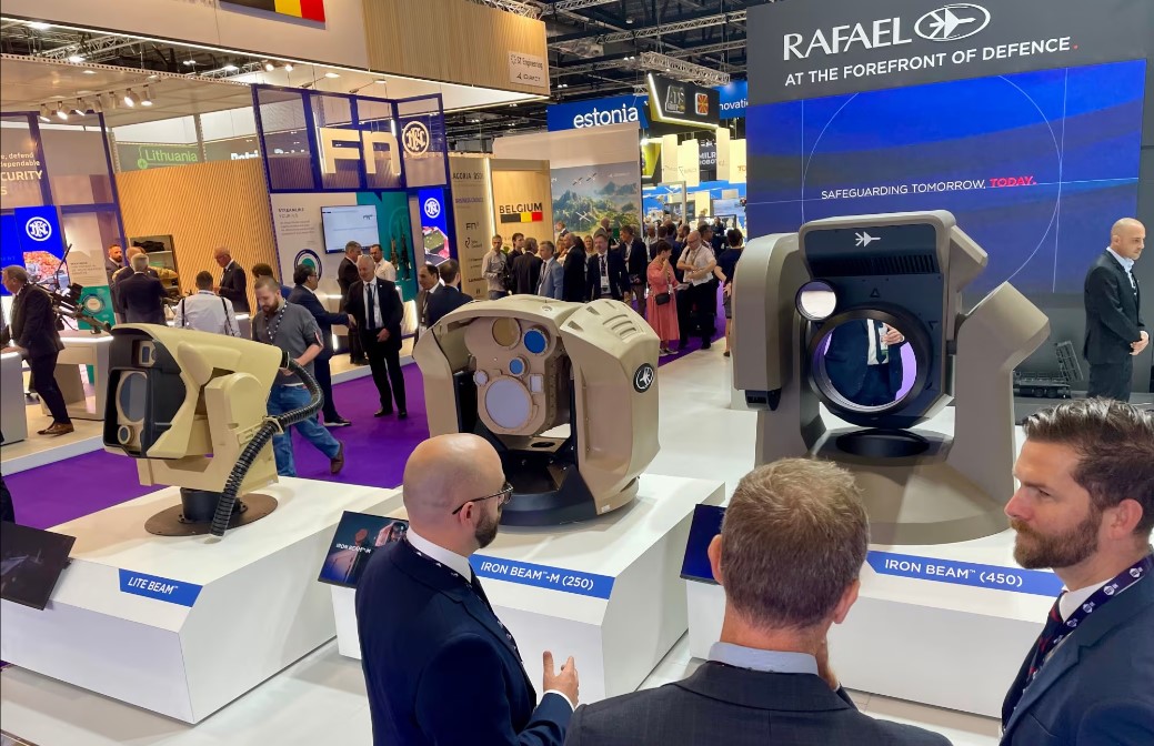 Rafael Unveils Next-Generation IRON BEAM 450 Laser Defense System at DSEI London