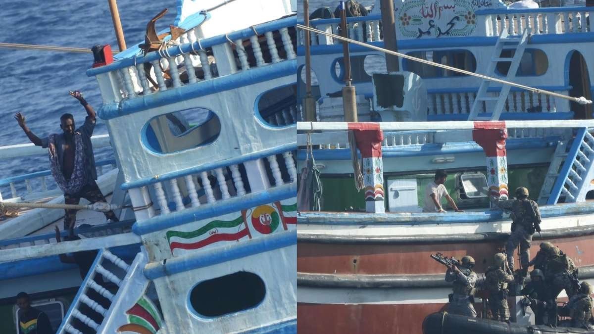 Indian Navy Thwarts Yet Another Piracy Attempt in Somali Waters, Rescuing Pakistani and Iranian Crews