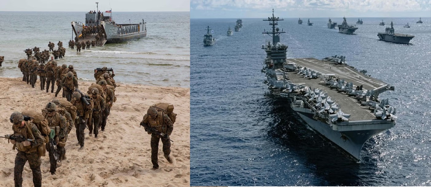 U.S. Deploys 11 Warships and 15,000 Troops Near Venezuela, Largest Caribbean Buildup in Decades