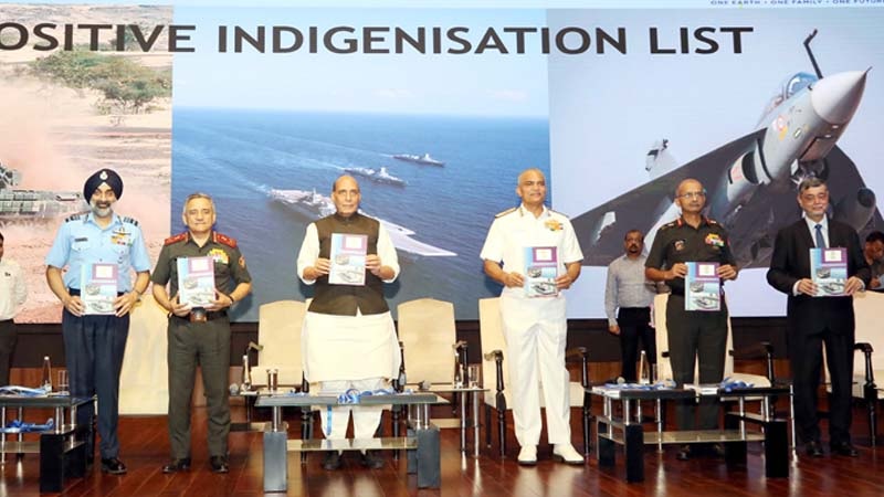 India Moving Fast in Defence Production, Indigenizing 2,920 Items out of 4,666 Listed