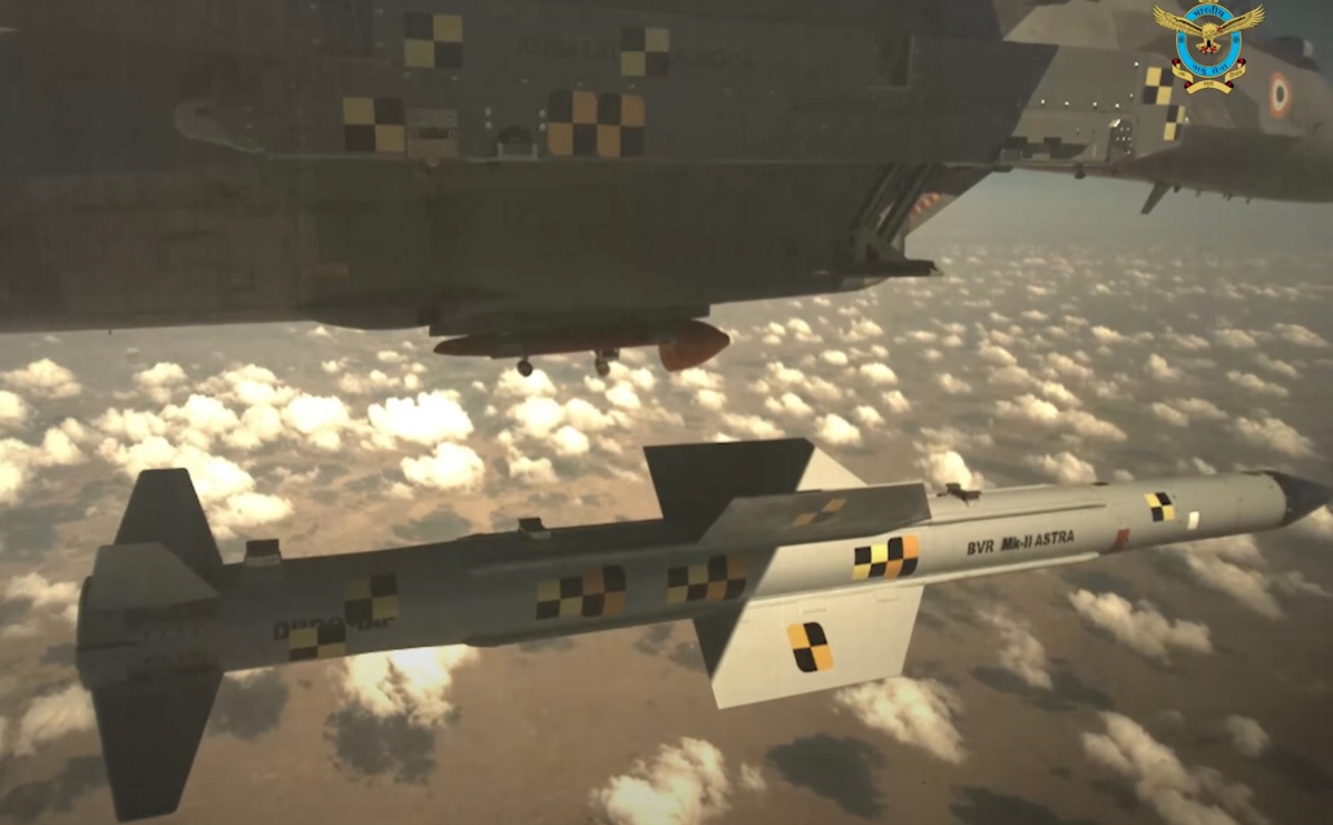 DRDO&rsquo;s Astra Mk2 Beyond Visual Range Air-to-Air Missile Completes Preliminary Trials