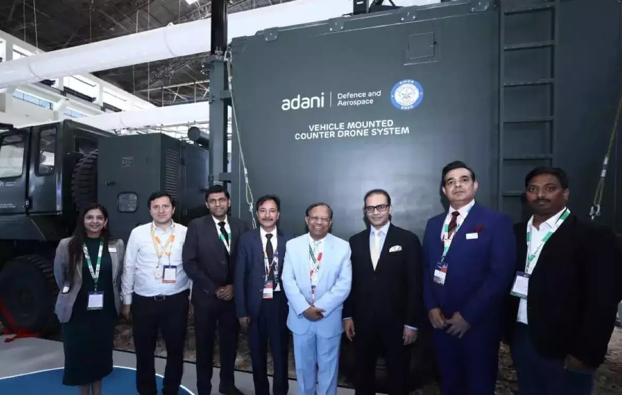 Adani Defence & DRDO Unveil India's Vehicle-Mounted Anti-Drone System in Aero India 2025