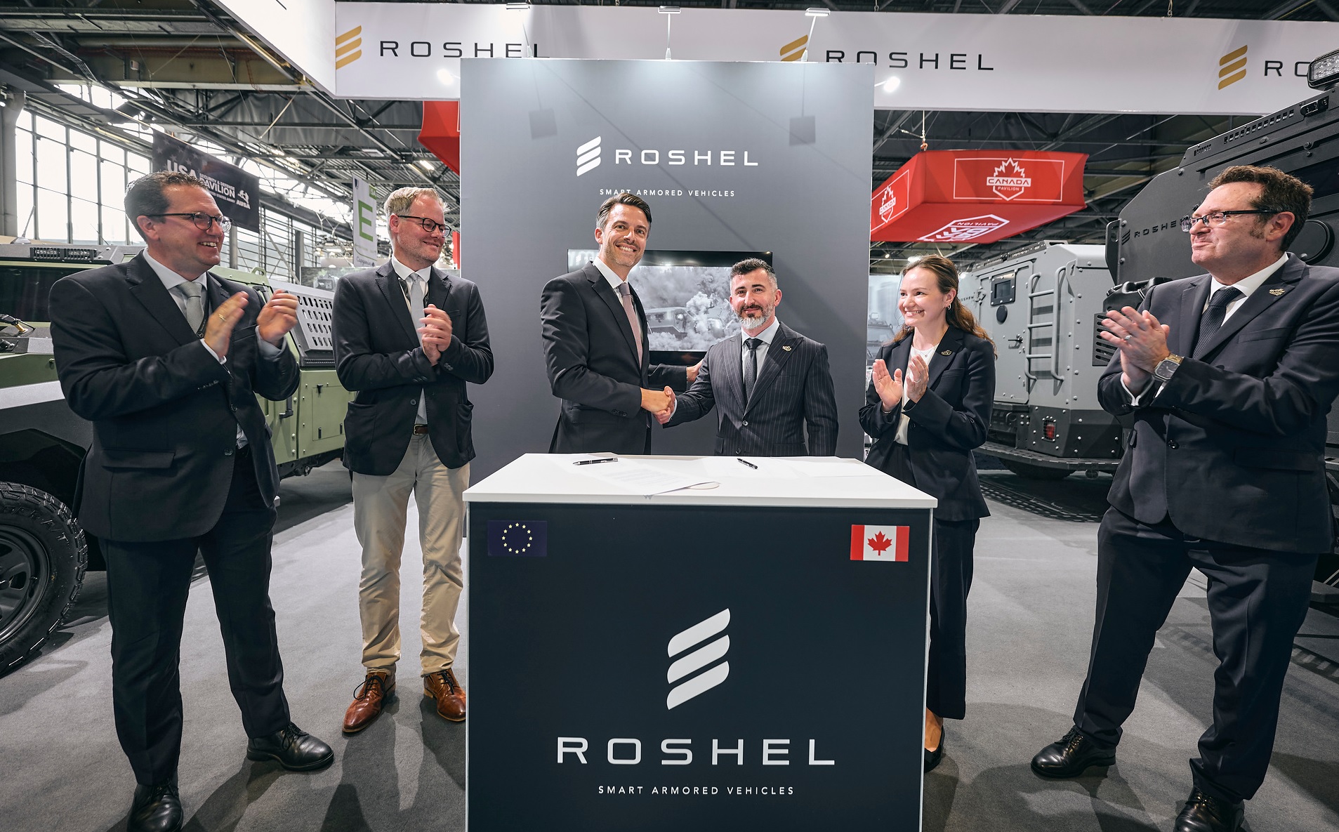 Canada's Roshel and Daimler Truck Defence Sign Strategic Partnership for Armored Military Vehicles