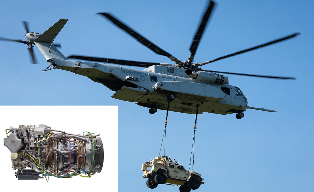 U.S. Navy Awards $46.5 Million Contract to GE Aerospace for Nine More T408 Engines for CH-53K King Stallion