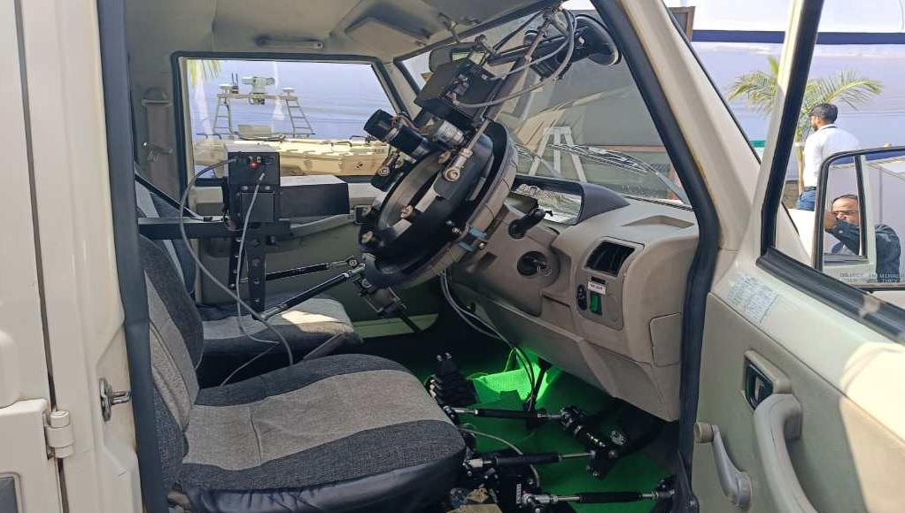 In Pune DRDO Unveils Revolutionary Robotic Car Kit for Armed Forces