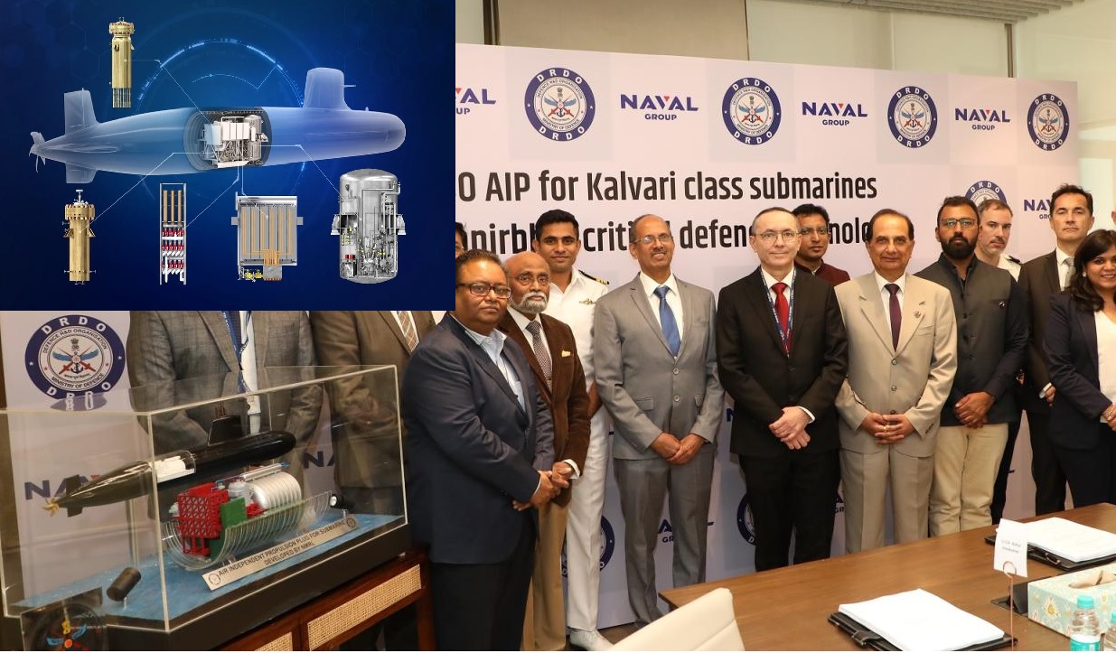 MDL and France’s Naval Group Extend Partnership for Integration of DRDO’s AIP System into Kalvari-Class Submarines