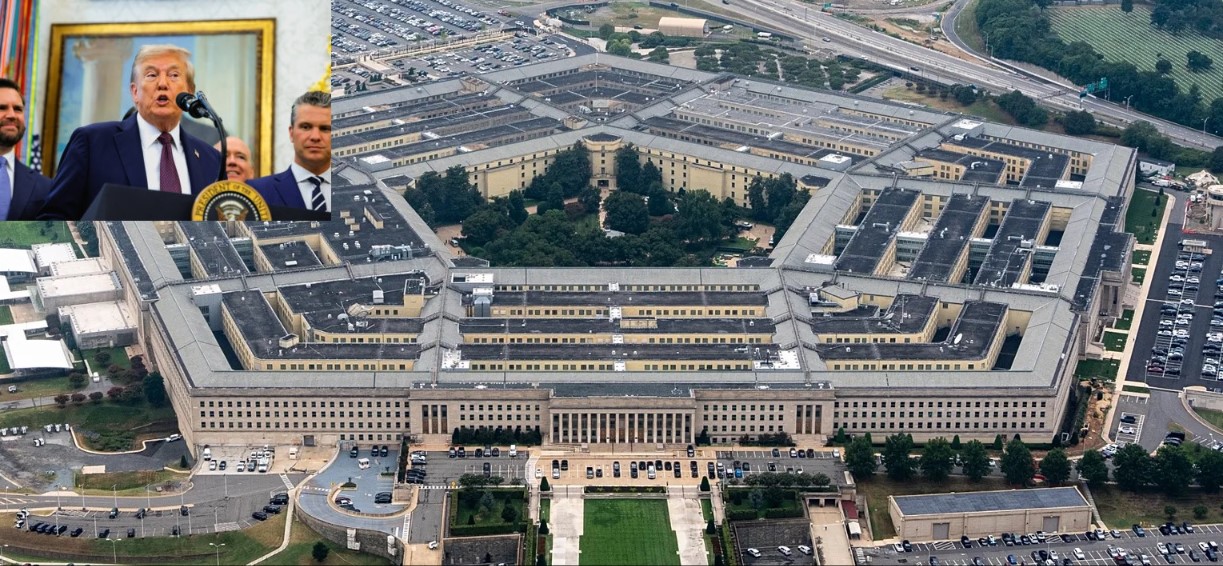 Trump Rebrands Pentagon: Department of Defense to Be Dubbed ‘Department of War’