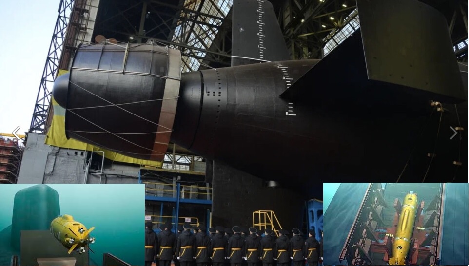 Russia Launches "Khabarovsk" Nuclear Submarine to Carry Six Poseidon Drone System