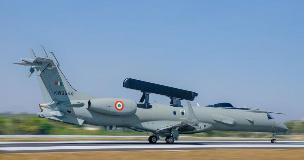 IAF to Upgrade Six Embraer Jets into Netra Mk1A AWACS with GaN Radar with 450 km Range to Counter China-Pak Stealth Threat