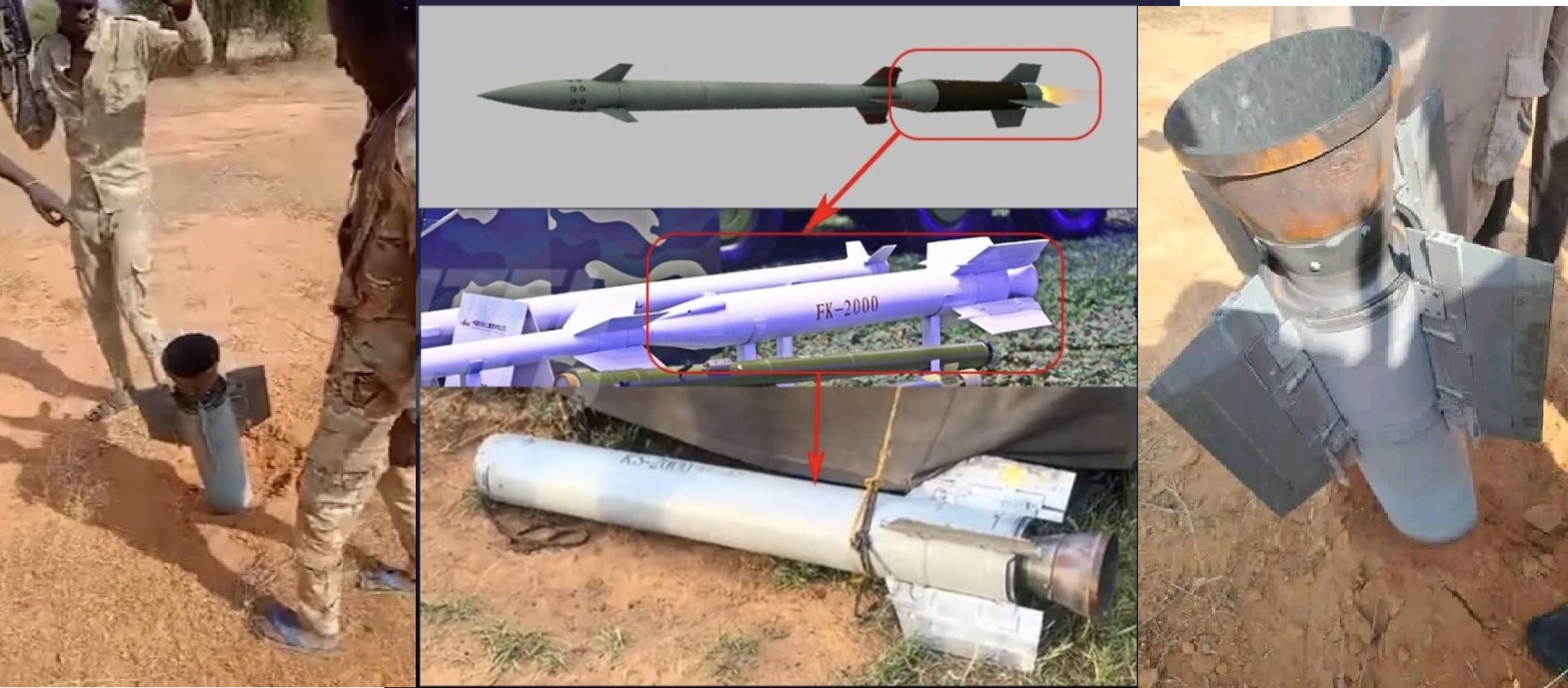 Chinese FK-2000 Missile Debris Found at Babanusa Crash Site Points to Foreign Role in Sudan Conflict
