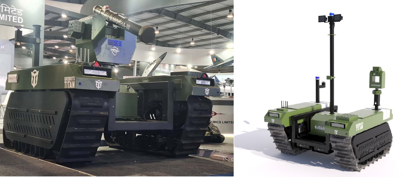 India’s Gridbots Develops Fully Autonomous Anti-Tank Minelaying Robot ‘Titan Fortifier’