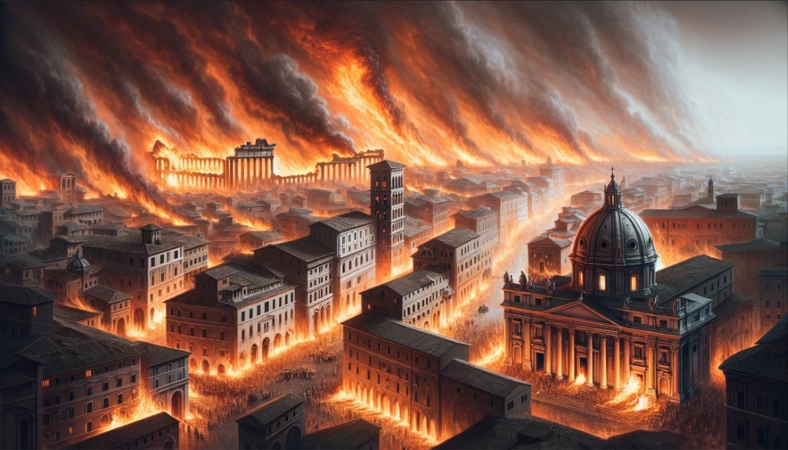 The Great Fire of Rome ,Origins and Cause