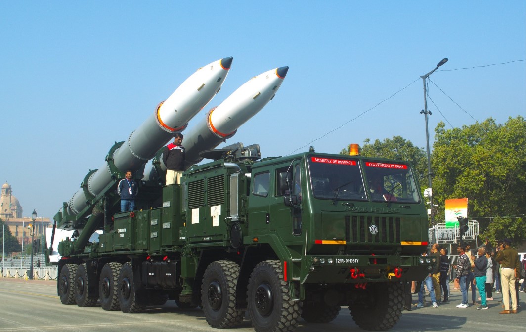 India Unveils Twin Launcher for Pralay Ballistic Missiles at Republic Day Parade 2025