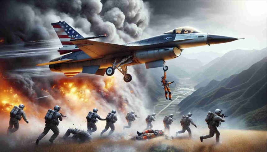 Another American F-16 Fighter Jet Crashes Over West Sea in South Korea, Pilot Rescued in Swift Operation