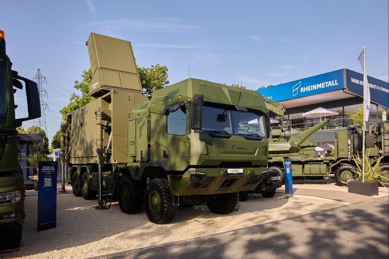 Indra Unveils New AESA MTR Multi-Mission Radar Family on Rheinmetall HX 8x8 at Eurosatory 2026