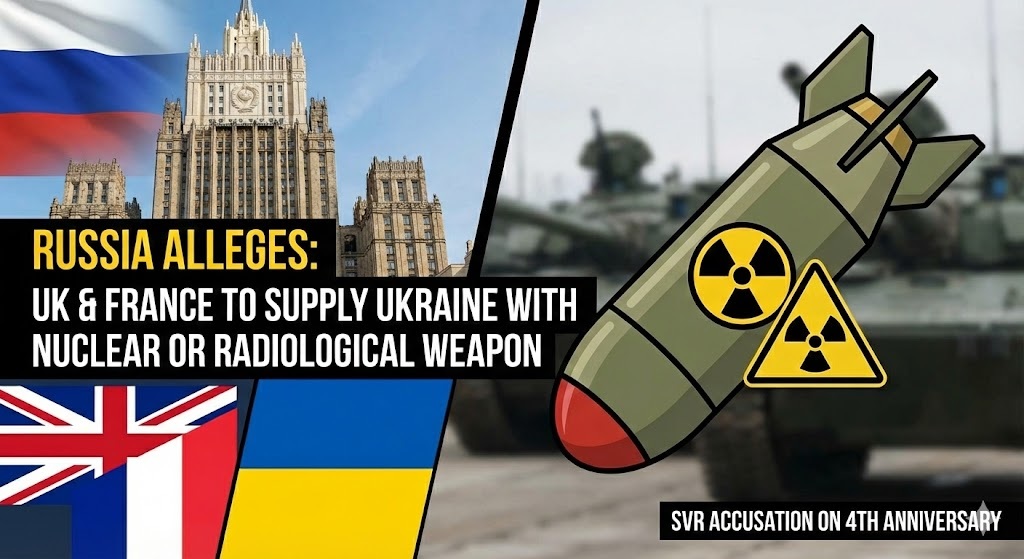 Russia Alleges UK and France Planning to Supply Ukraine with Nuclear or Radiological Weapon