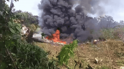Colombian Air Force C-130 Crashes After Takeoff with Over 100 Soldiers Onboard