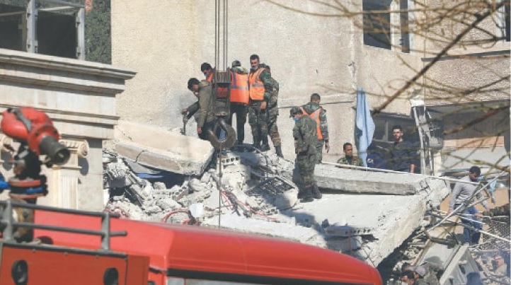 Israeli Strike in Damascus Kills Guards, Syria Spy Chief, 12 Others