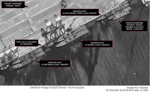 Gwadar and Karachi Under Watch: Satellite Imagery Reveals Pakistan Navy’s Retreat During Operation Sindoor