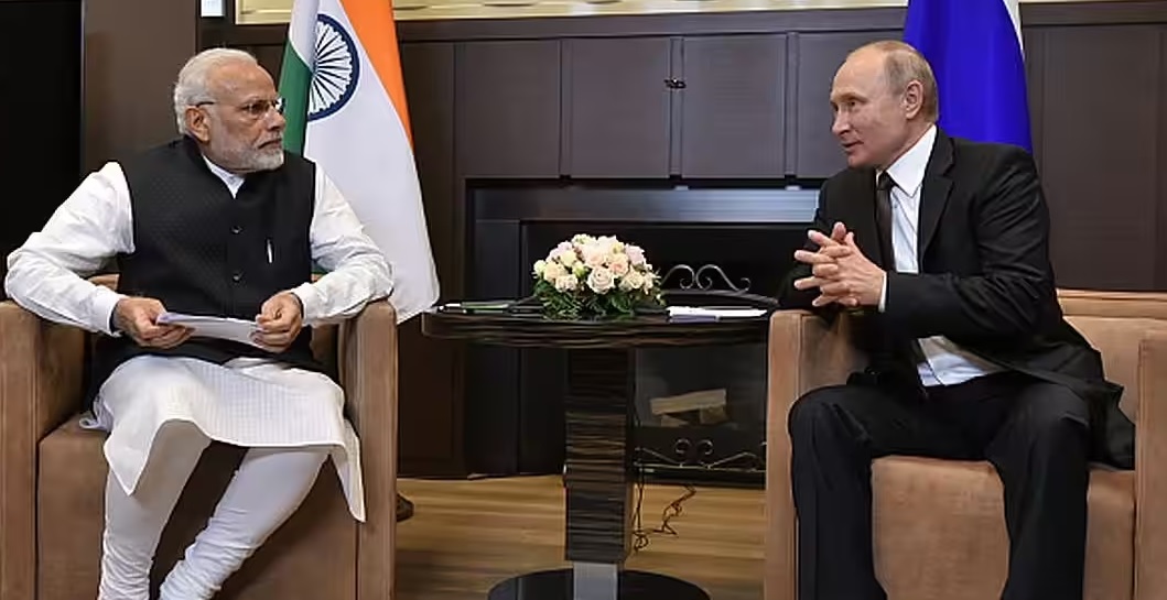 Indian Prime Minister Modi Talks with Russia President Putin To Explores Strategic Partnership Roadmap