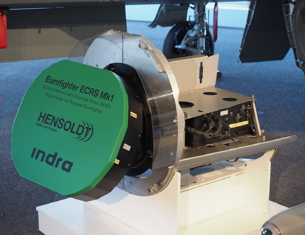 Indra-HENSOLDT Start Operational Trials of Next-Generation ECRS Mk1 Radar for Eurofighter Fleets