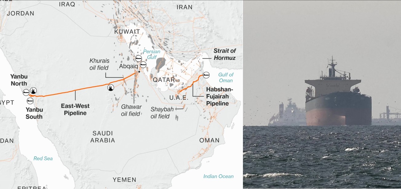 Saudi Arabia Redirects Up to 5 Million BPD of Oil Exports to Red Sea Port of Yanbu After Hormuz Shipping Halt