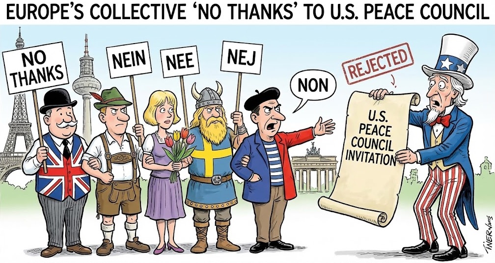 UK, Germany, Netherlands and Sweden Plan to Join France in Rejecting U.S. Peace Council Invitation