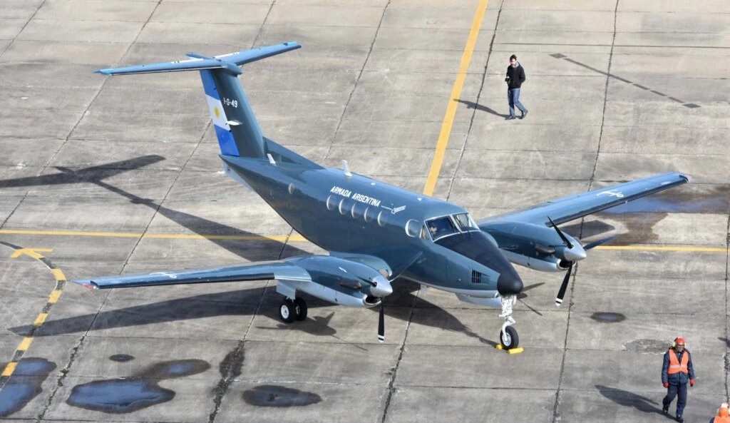Argentina Bolsters Naval Patrols with Second Beechcraft TC-12B Huron Aircraft