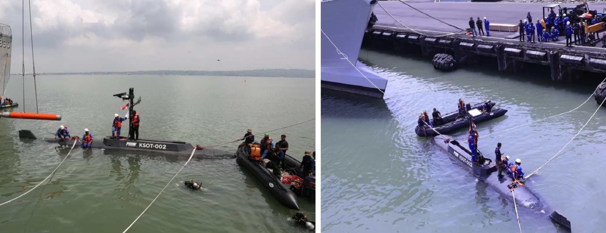 Indonesia Tests Indigenous KSOT Autonomous Submarine with ‘Piranha’ Torpedo 