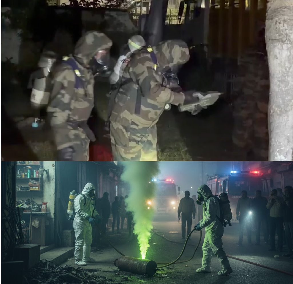 Mysterious Gas Leak From Abandoned Cylinder Triggers Emergency Response Near Jammu Airport; Chemical Weapon Possibility
