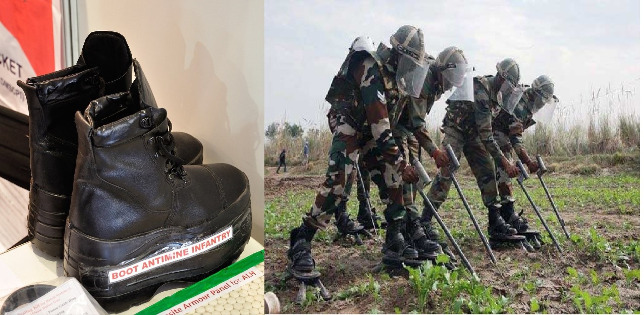 DRDO Special Anti Mine Boots For Indian Army