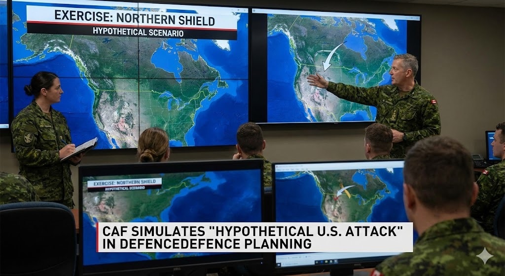 Canadian Armed Forces Simulates Hypothetical U.S. Attack in Unprecedented Defence Planning