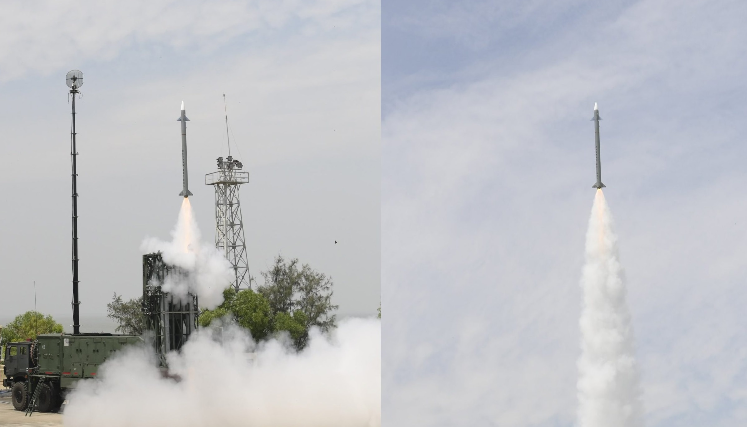 DRDO and Indian Army Successfully Test MRSAM Army Version