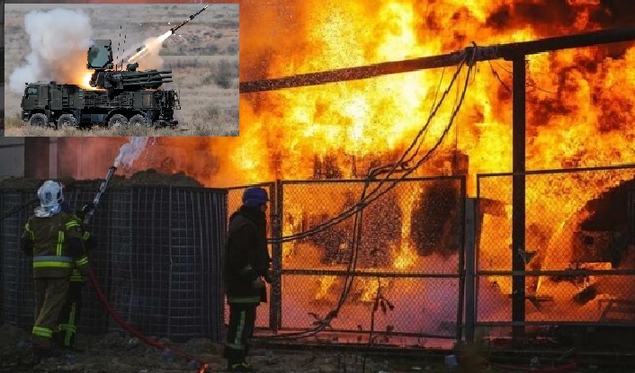 Ukrainian Military Drone Strikes on Russian Pantsir-S Air Defense System Production Plant