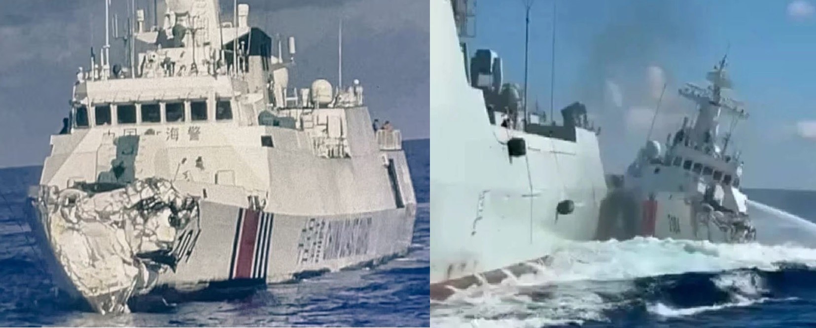 China Coast Guard Vessel Collides with China Navy Destroyer During Chase of Philippine Patrol Boat Near Scarborough Shoal