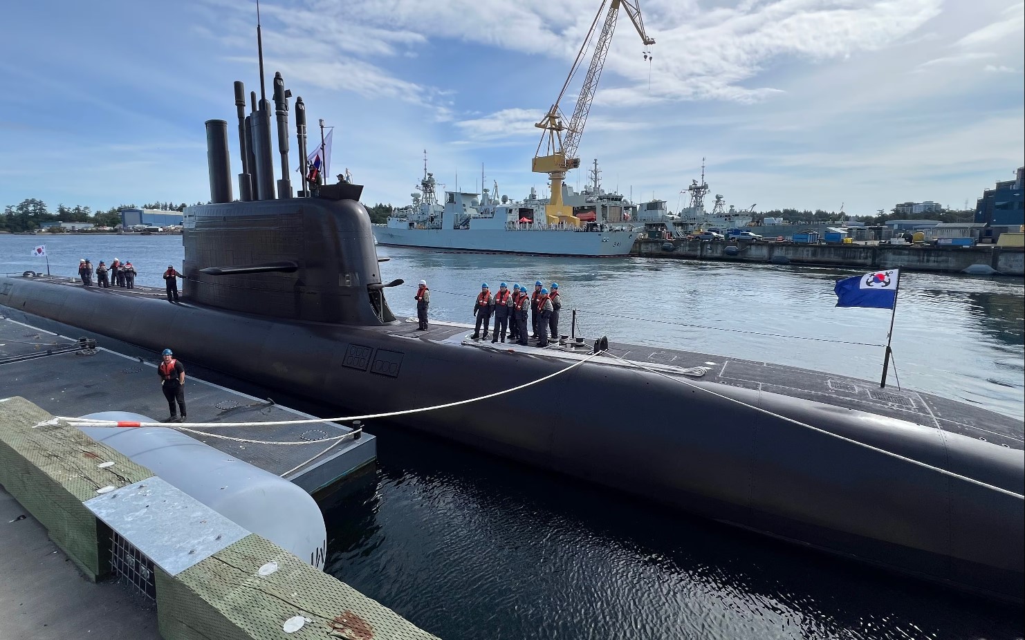 South Korea&rsquo;s KSS-III Submarine Arrives in Canada After First-Ever Trans-Pacific Deployment