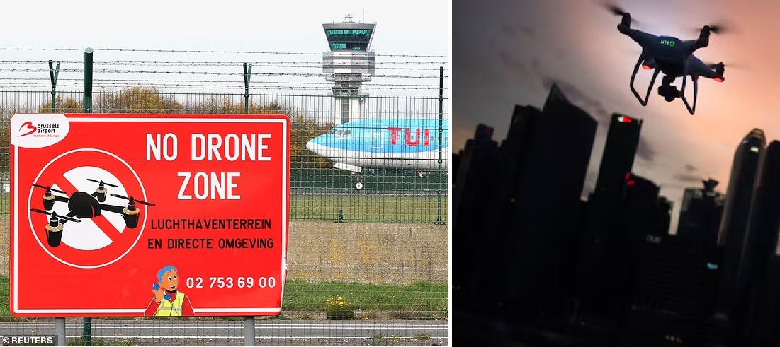 Britain Deploys Military Experts to Belgium Amid Mysterious Drone Incursions Over Airports and Nuclear Base