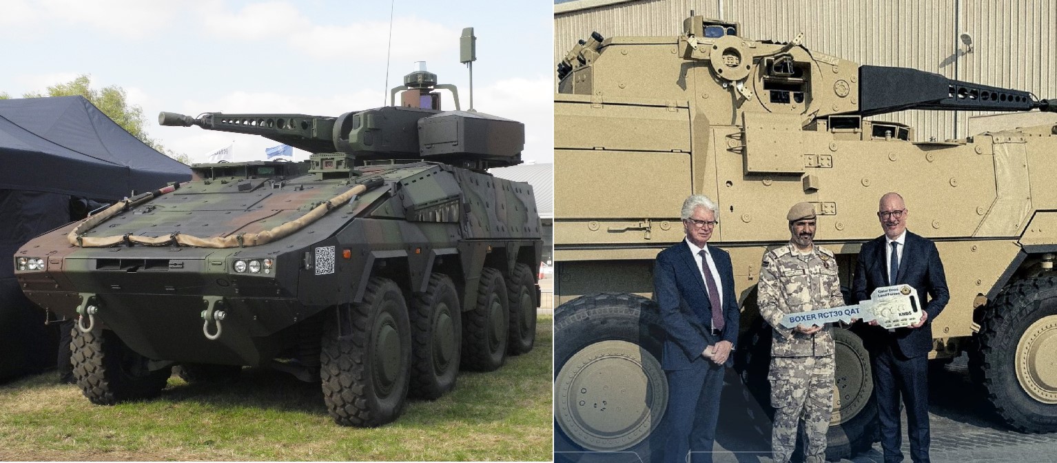 Qatar Receives First Boxer RCT30 IFVs With Advanced Anti-Drone Capabilities from KNDS Deutschland
