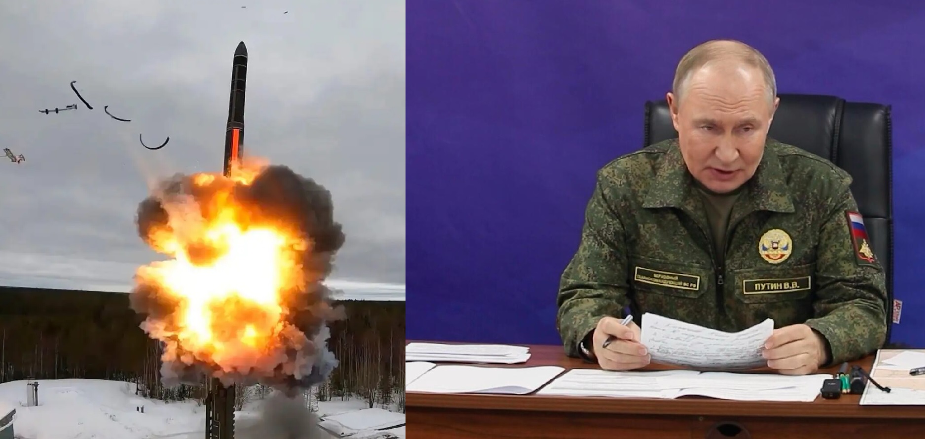 Putin Issues Dire Warning After Russia Reports Second Combat Use of Oreshnik Hypersonic Missile