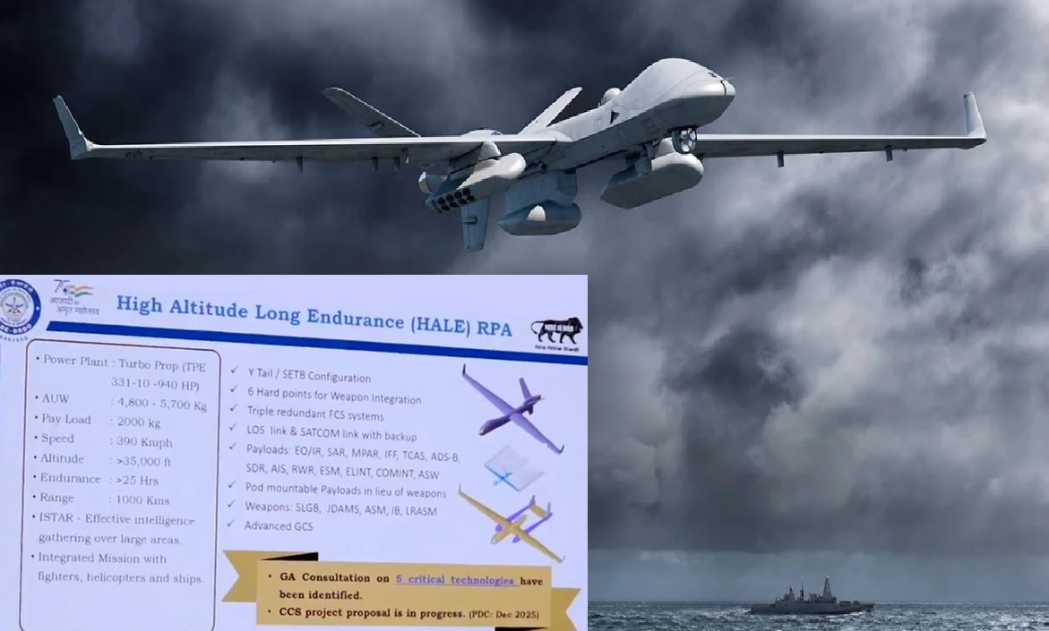 India’s Indigenous HALE Drone to Use TPE-331-10 Engine